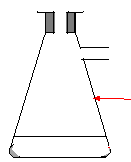 fiole à vide