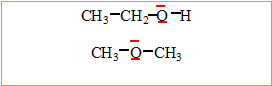 deux isomères de C2H6O