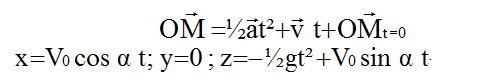 vecteur position